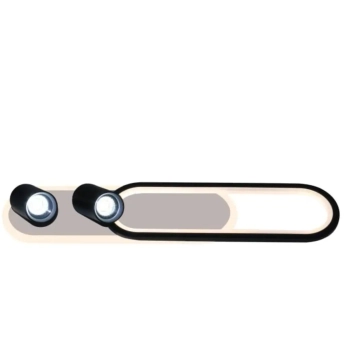 Parma 2 spot 2xGU10 + LED 18W CCT czarny LP-0612/2C L BK Light Prestige